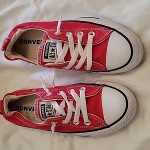 Women's Converse red All Star size 6 shoes